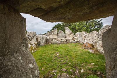 Megalithisches Grab Creevykeel Court Tomb